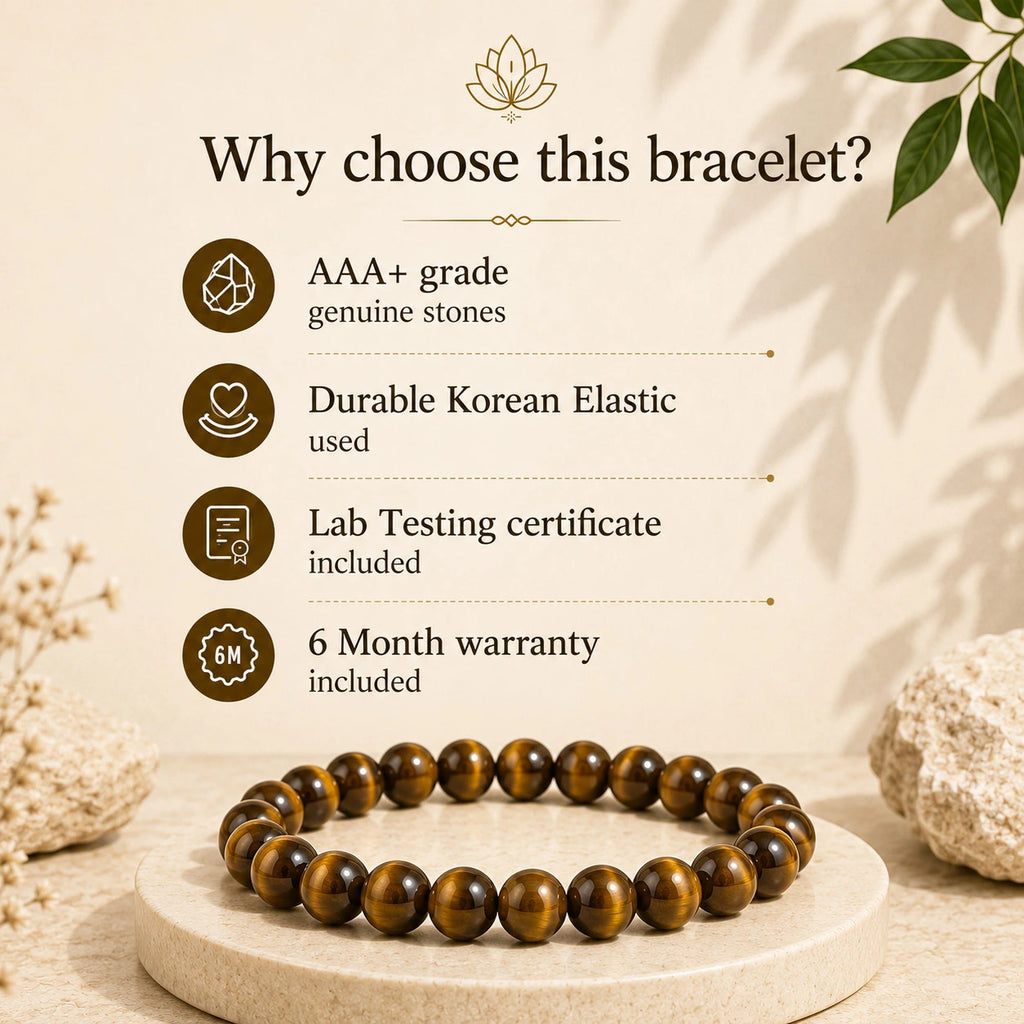 Tiger Eye Bracelet - Confidence