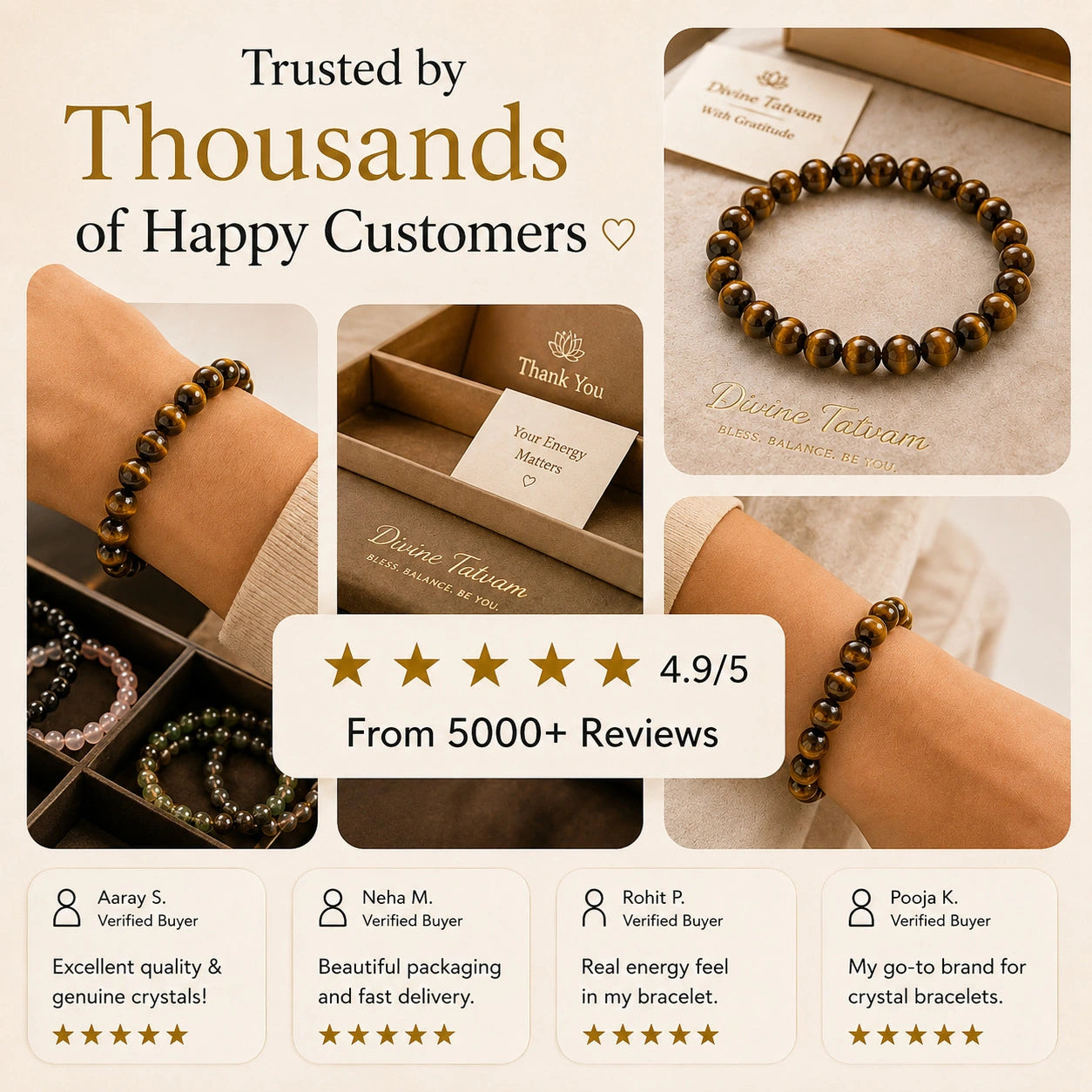 Tiger Eye Bracelet - Confidence