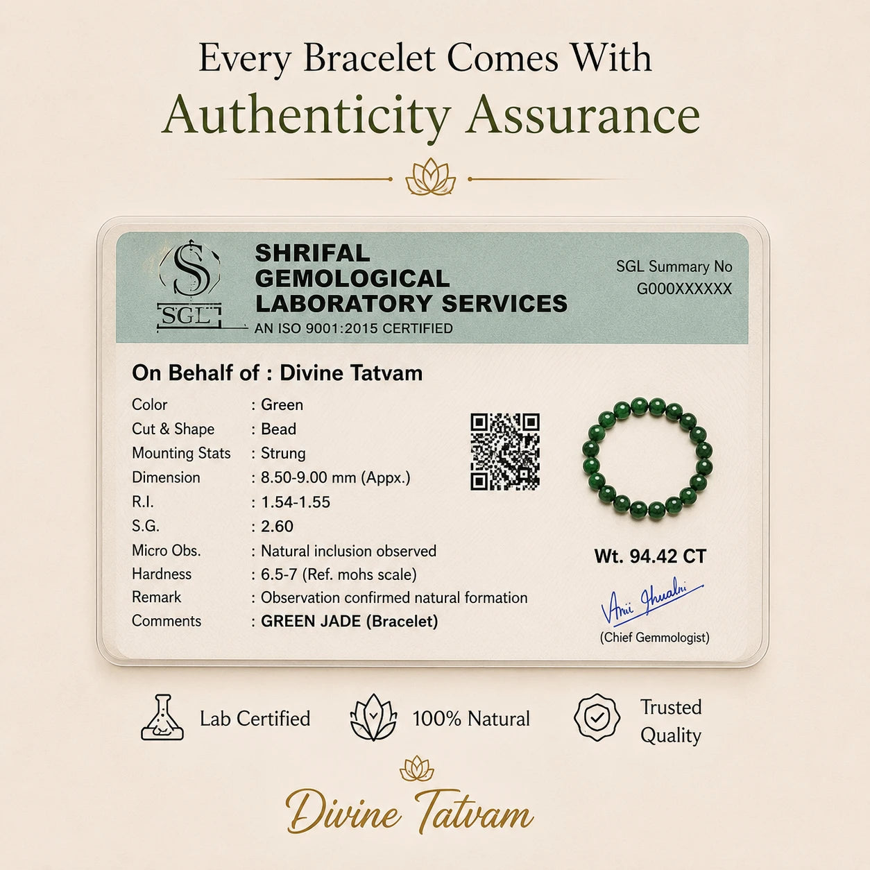 Green Jade | Numerology No. 5