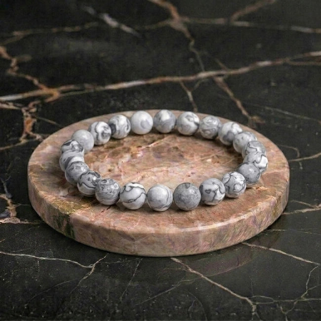 Map Grey Jasper | Numerology No 4
