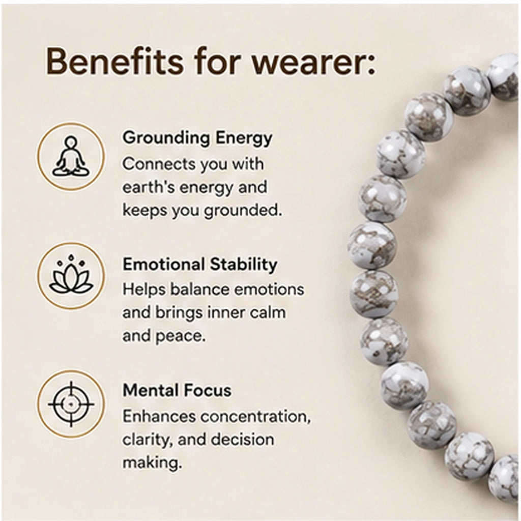 Map Grey Jasper | Numerology No 4